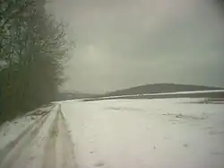 Vrch Bacín od jihovýchodu