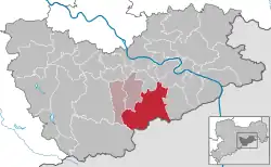 Bad Gottleuba-Berggießhübel na mapě