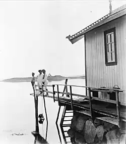 Badehus ved Løkenes gård, asi 1890