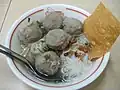 Polévka s bakso