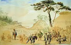 Vojáci bakufu u hory Fudži v roce 1867
