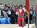 Vystoupení tanečníka s kinžály