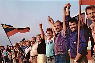 tzv. baltský řetěz, protestní akce vedoucí k demokratizaci Pobaltí
