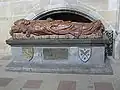 Náhrobek v bamberské katedrále