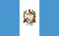 Guatemalská státní vlajka (~1900/1926–1968) Poměr stran: 2:3, zobrazen jiný poměr