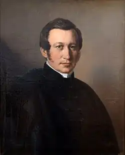 Czuczorův portrét od Miklóse Barabáse