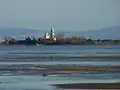 Ostrůvek Barbana s kostelem