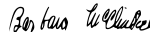 Barbara McClintock – podpis