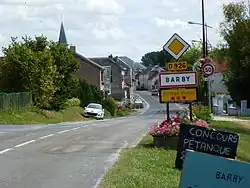 Vjezd do obce