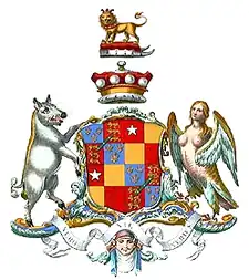 Erb admirála Lorda Vera Beauclerka