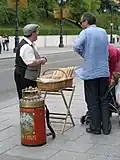 Madrid, pouliční oplatkář barquillero