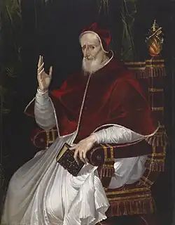 Portrét Pia V., cca 1566, Bartolomeo Passarotti