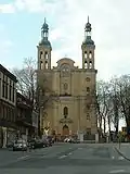 Bazilika v Pszowě u DW933