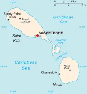 Basseterre na mapě