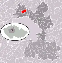 Bašť na mapě