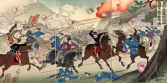 Bitva na japonské kresbě