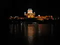 Nasvícená bazilika. Foceno ze Štúrova