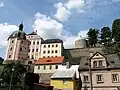 Zámek z Plzeňské ulice