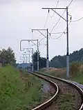 Železniční trať poblíž