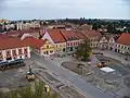 Severní strana náměstí (rekonstrukce v r. 2011)