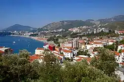 Pohled na Bečići