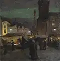 Vánoční trh, olej na plátně, 1905