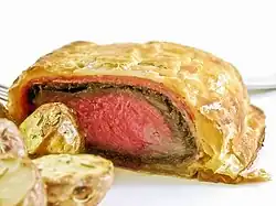 Řez svíčkové Wellington