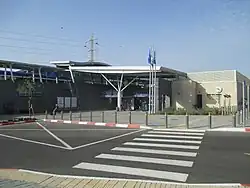 Budova železniční stanice Bejt Še'an, r. 2016.