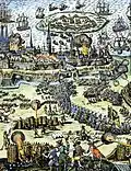 Obléhání Stralsundu Valdštejnovými vojsky v roce 1628