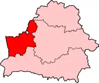 Diecéze hrodenská na mapě
