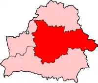 Arcidiecéze minsko-mohylevská na mapě