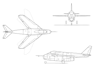 Nákres Bell X-5.