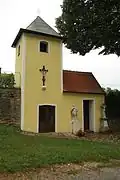 Bell tower in Němčičky, Znojmo District.jpg