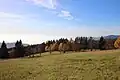Výhled do nížiny za teplotní inverze