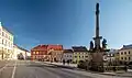 Městská památková zóna Benešov nad Ploučnicí, východní část Náměstí Míru