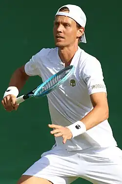 Berdych ve Wimbledonu 2019