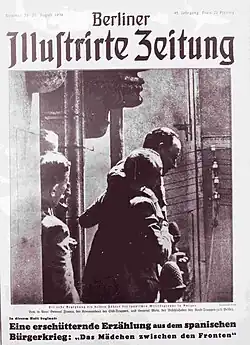 Titulní strana vydání z 27. srpna 1936