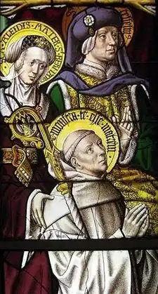 Sv. Bernard se svými rodiči - otcem Tescelinem a matkou Aleidis.