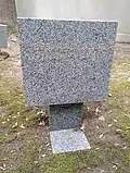 Symbolický náhrobek B. Jaška v Ďáblicích