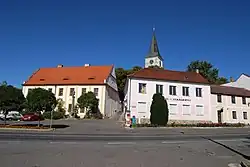 Pohled ke kostelu sv. Martina