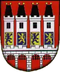 Znak městyse Bernartice