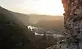 Pohled na Berounku z hradu Týřov