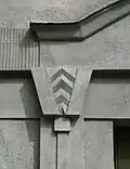 Betlémská kaple na Žižkově, 1912–1913, detail průčelí