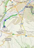 Cyklotrasa Opatovce-Trenčín