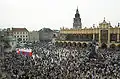 Rynek Główny (7. dubna 2005 - Biały Marsz po smrti Jana Pavla II.)