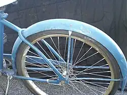 Zadní blatník bicyklu