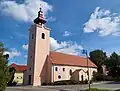 Farní kostel svatého Vavřince v Bierbaumu