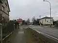 Pohled na konečnou stanici autobusu MHD