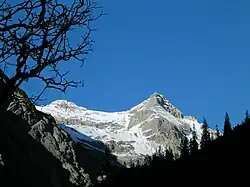 Birkkarspitze od jihu