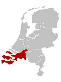 Diecéze Breda na mapě